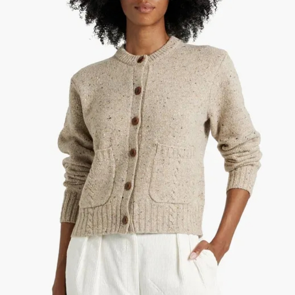 ALEX MILL Donegal merino wool-blend cardigan - Picture 2 of 5